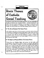 Basic Themes Catholic Social Teaching